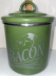 Ayesha Curry Enamel On Steel Bacon Drippings Can With Lid - (G9)