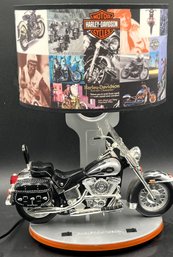 Harley Davidson Heritage Softail Motorcycle Table Lamp - (P)