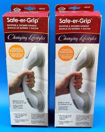 Lot Of 2 Safe Grab Tub & Shower Handle - New In Box