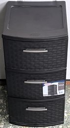 Sterlite Plastic 3 Drawer Storage Unit - (P)