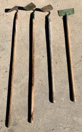 Lot Of 4 Garden Hoe