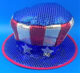 Sequined Fourth Of July Hat