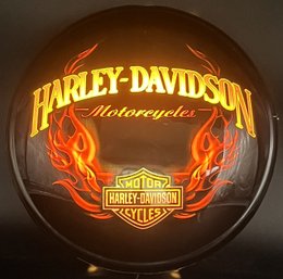 Harley Davidson Plastic Lighted Wall Hanging Sign - (P)