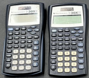 2 TEXAS INSTRUMENTS TI-30XIIS Scientific Calculator - (K5)