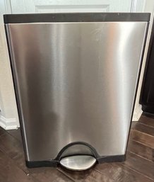 Simple Human Stainless Steel Trash Can