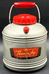 Vintage Knapp Monarch Therm-a-jug Aluminum Insulated 1 Gallon - (P)