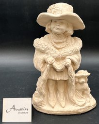 Vintage Austin Sculpture 'Dress Up' C.1987 (b2)