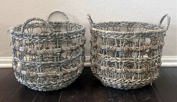 Matching Wicker Baskets