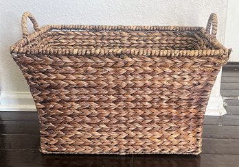 Wicker Basket With Handles