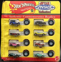 Mattel Hot Wheels 8 Car Vintage Authentic Commemorative Replica Set New In Packaging - (A1)
