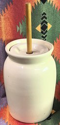 Vintage Ceramic Butter Churn - (A6)