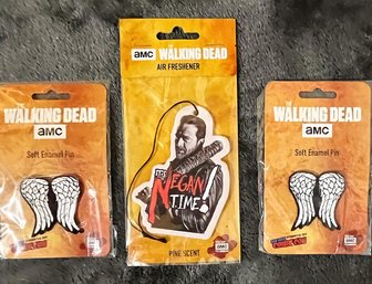 'The Walking Dead' Items NIB Enamel Pins & Air Freshener