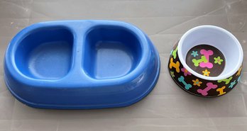 2 Dog/Pet Bowls