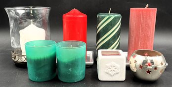 Collection Of New Candles & Candle Holders (B7)