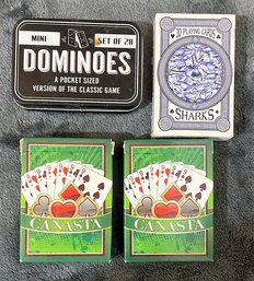 Cards & Set Of Mini Dominoes