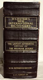 Websters New International Dictionary 1929 - (BWH)