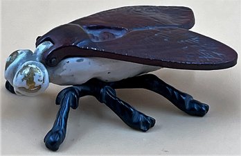 Cast Iron Fly Trinket ContainerAshtray - (PR)