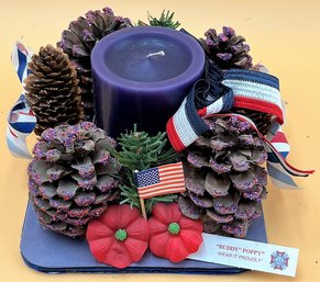 4th Of July Candle Decoration - (SR)