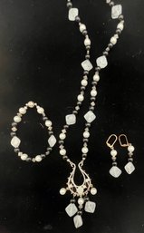 Jewelry Bundle #16 - Stunning 3 Piece Set - Necklace / Bracelet / Earrings