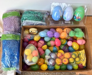 Easter Eggs And Grass Bundle And Bonus Easter Basket