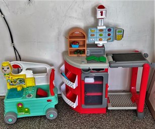Little Tykes Shopping Cart And Grocery Store Register Toys