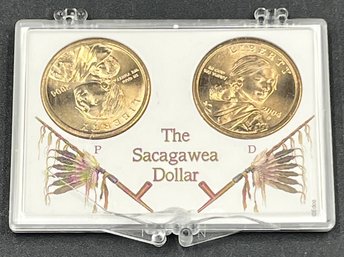 The Sacagawea Dollar 2 Coin Set 2004 - (G6)