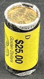 Roll Of $ 25 2003 -D Uncirculated Sacagawea Dollars US Mint - (G6)