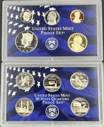 2001 United States Mint Proof & 50 State Quarters Proofs Set - (G6)