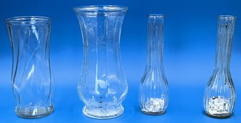 4 Glass Vases - (FR)