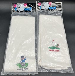 New In Packaging 2 Gary Patterson Golf Towels - (G6)