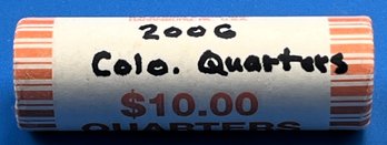 $10 Roll Of 2006 Colorado Quarters