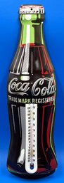 Vintage Metal Coca Cola Thermometer - (A4)