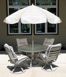 Outdoor Patio Table / Chairs / Umbrella Set - Great Condition!!!