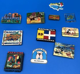 Lot Of 11 Foreign Country Fridge Magnet - (FR)