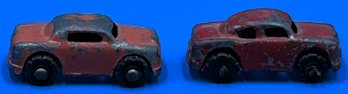 2 Micro Unbranded Vintage Metal Cars - (A4)