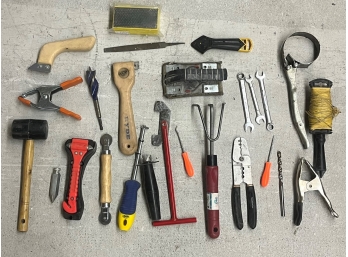 Lot Of Over 20 Misc Tools In Duffel Bag