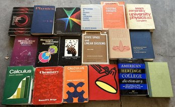 Lot Of 18 Vintage Textbooks - (G)