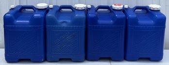 4 Reliance Aqua-tainer 7 Gallon Water Containers - (C1)
