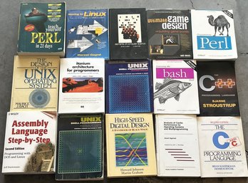 Lot Of 15 Computer Coding Books - (G)