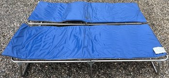 2 Coleman Bunk Master Folding Beds - (C1)