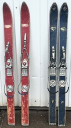 2 Pair Of Vintage 1950s ERA Skis - (S)