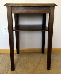 Wooden Stand End Table  - (D)