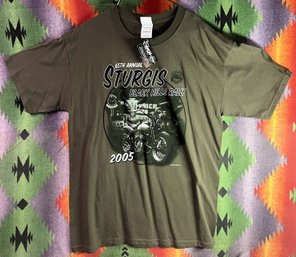 Sturgis Motorcycle Rally Large T-Shirt New With Tag - (BR1C)