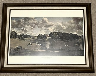 Wivenhoe Park, Essex By John Constable National Gallery Of Art Collector Print In Wood Frame (1776-1837) - (O)