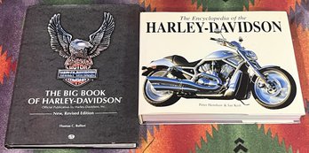 2 Large Hardcover Harley Davidson Books - (A5)