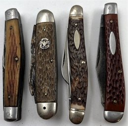 Vintage Pocketknives Lot Of 4 - PK5