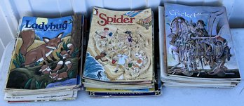 Over 60 Ladybug, Spider & Cricket Magazines For Children - (C1)
