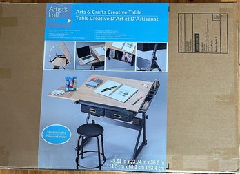 Artist's Loft Arts & Crafts Creative Table - NEW In Box