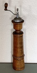 Vintage Woodcrest Wooden Pepper Grinder - Made In Japan