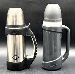 Stainless Stell & Plastic Thermos - (B5)